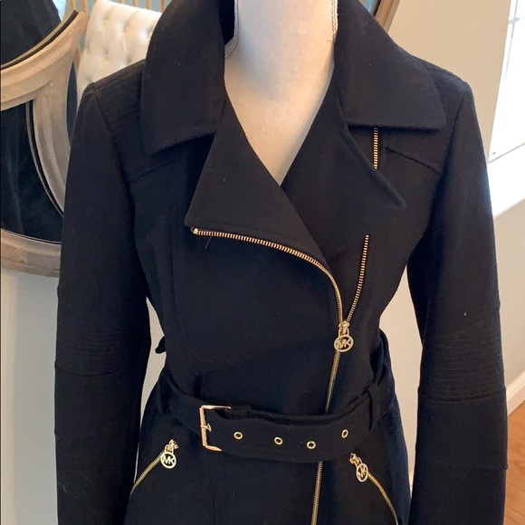 michael kors belted jacket